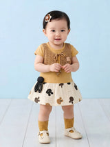 Baby Girls Crochet Style Frock with Panty Set