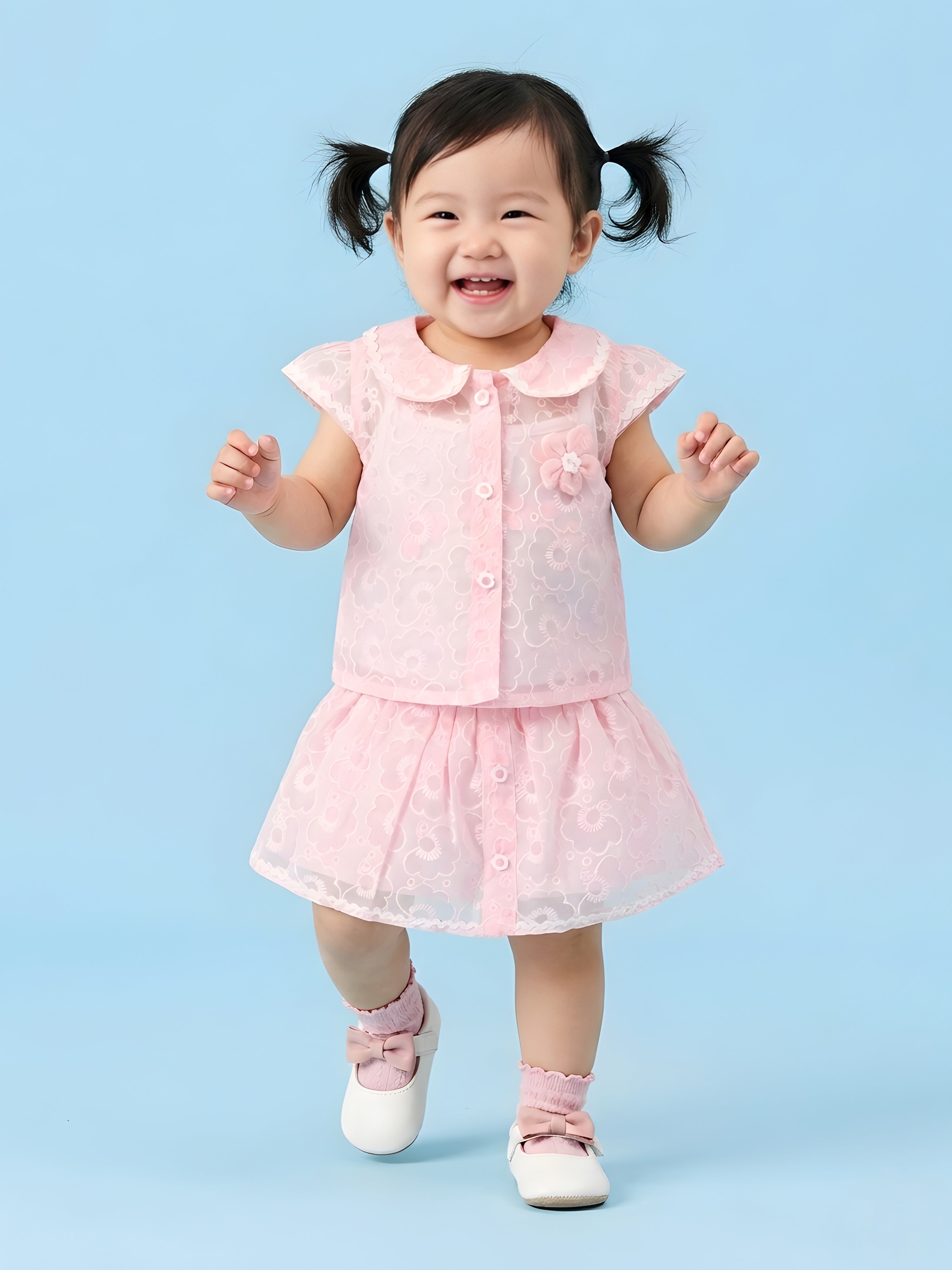 Baby Girls Top & Skirt Clothing Set