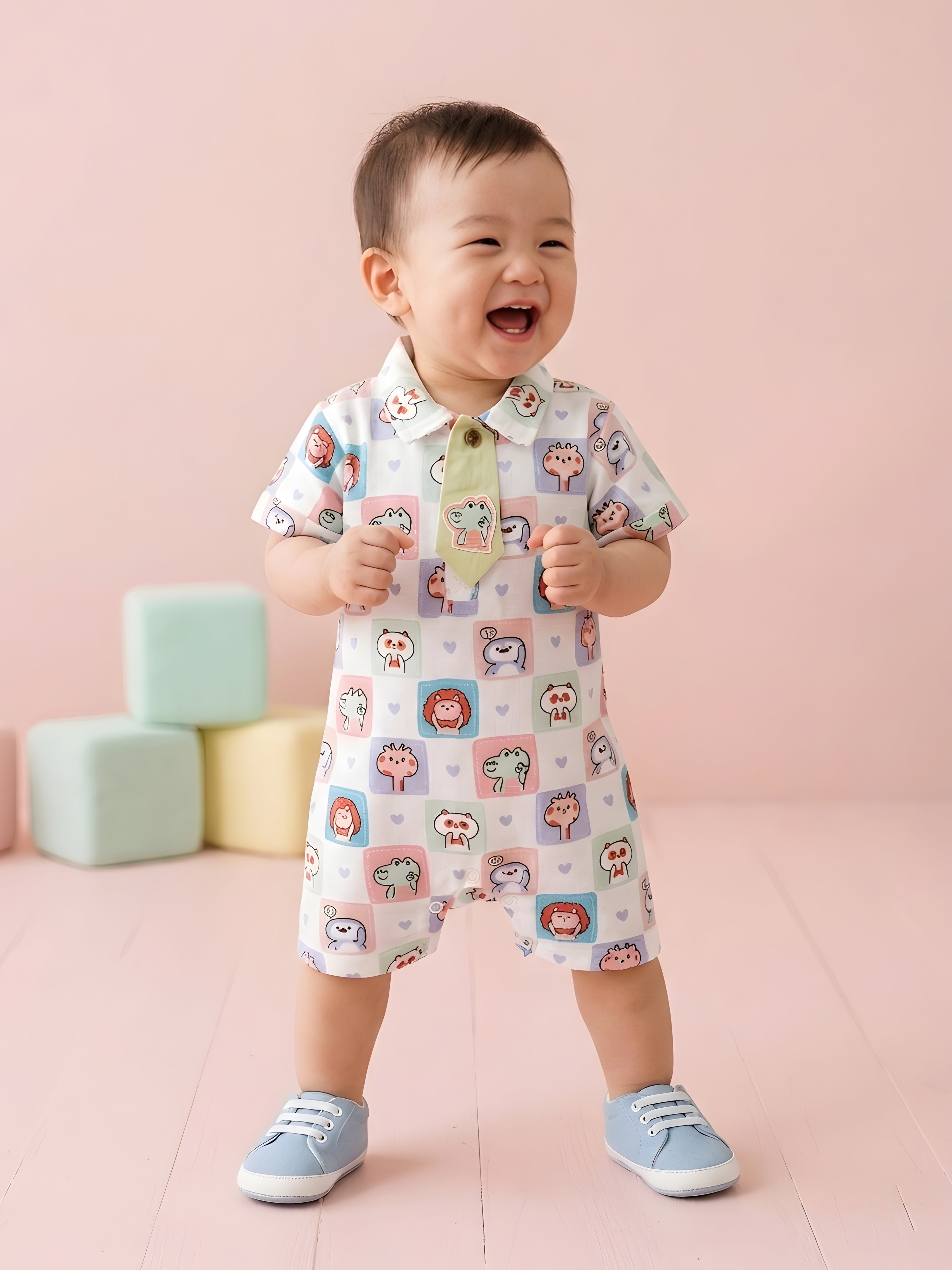 Baby Boy Romper Set