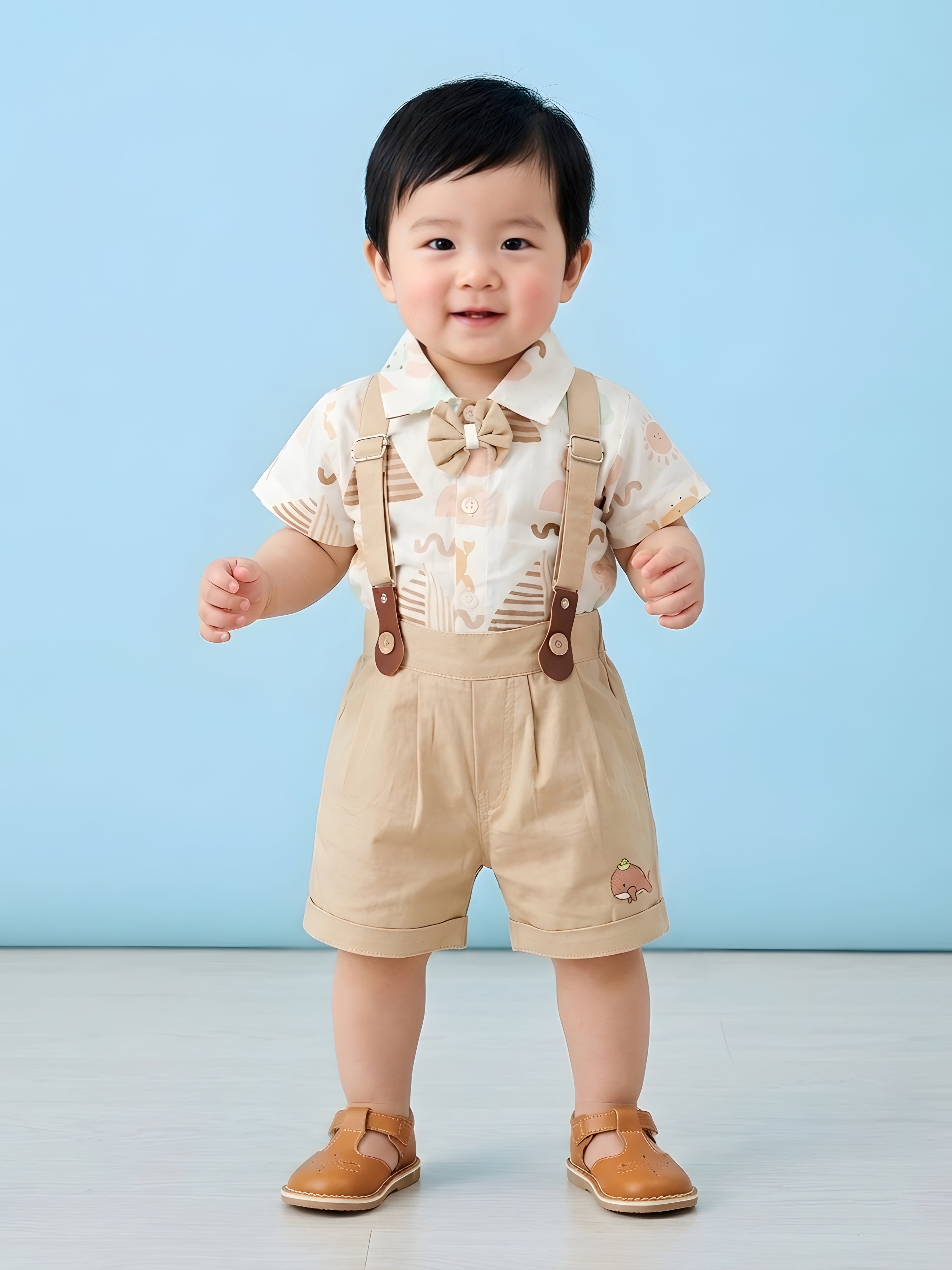Baby Boy Suspender Set