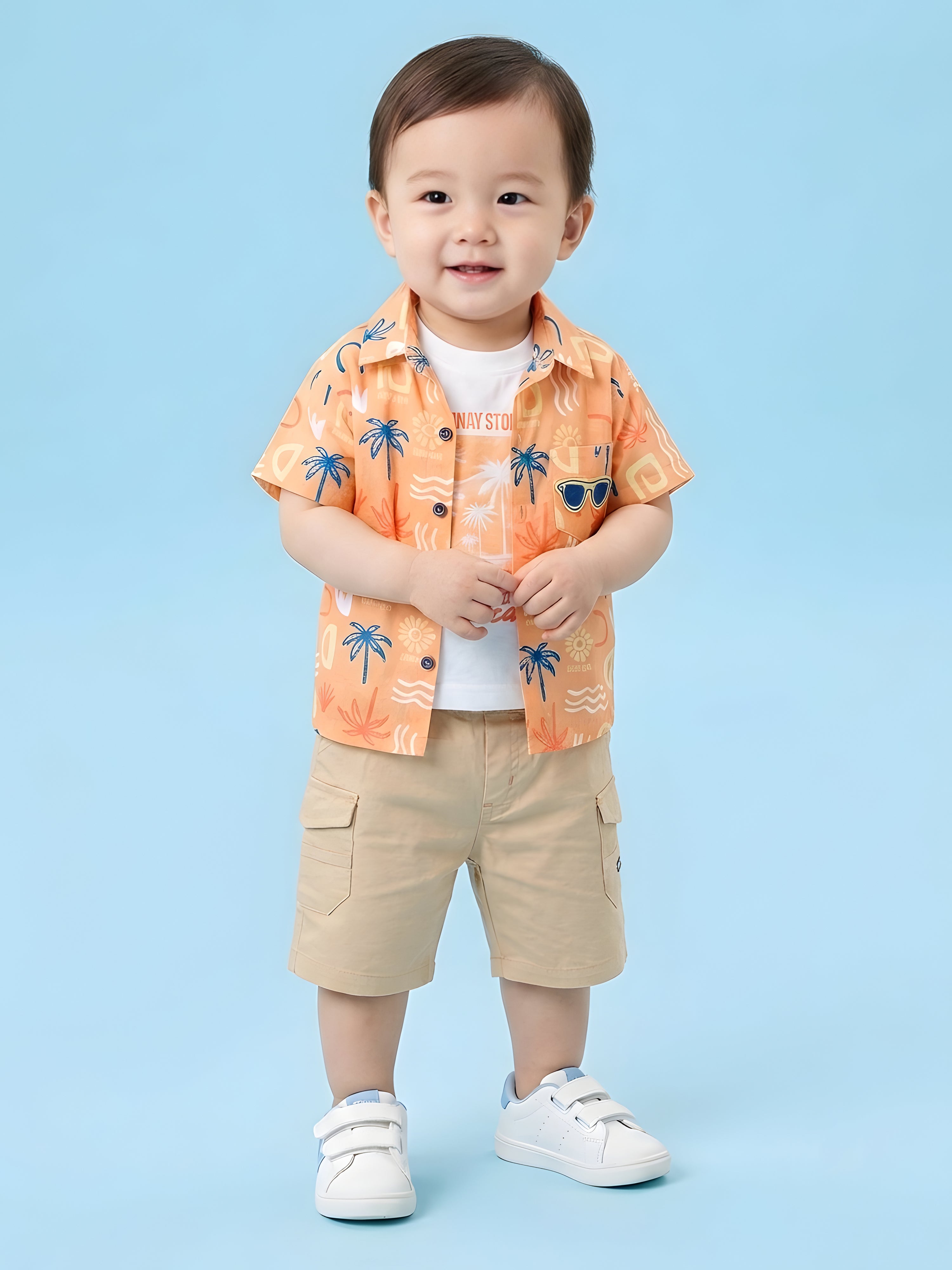 Boys Tropical Summer Outfit Set