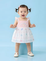 Baby Girls Embroidered Sleeveless Dress
