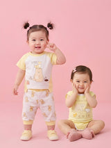 Baby Girl Clothing Set with Top, Shorts & Bodysuit