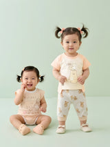 Baby Girl Clothing Set with Top, Shorts & Bodysuit