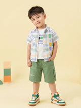Short Sleeve Graphic Print Summer Set