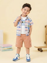Short Sleeve Graphic Print Summer Set