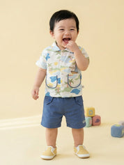 Baby Boy Nautical Explorer Short & Shirt Set