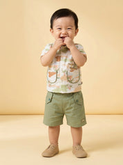 Baby Boy Nautical Explorer Short & Shirt Set