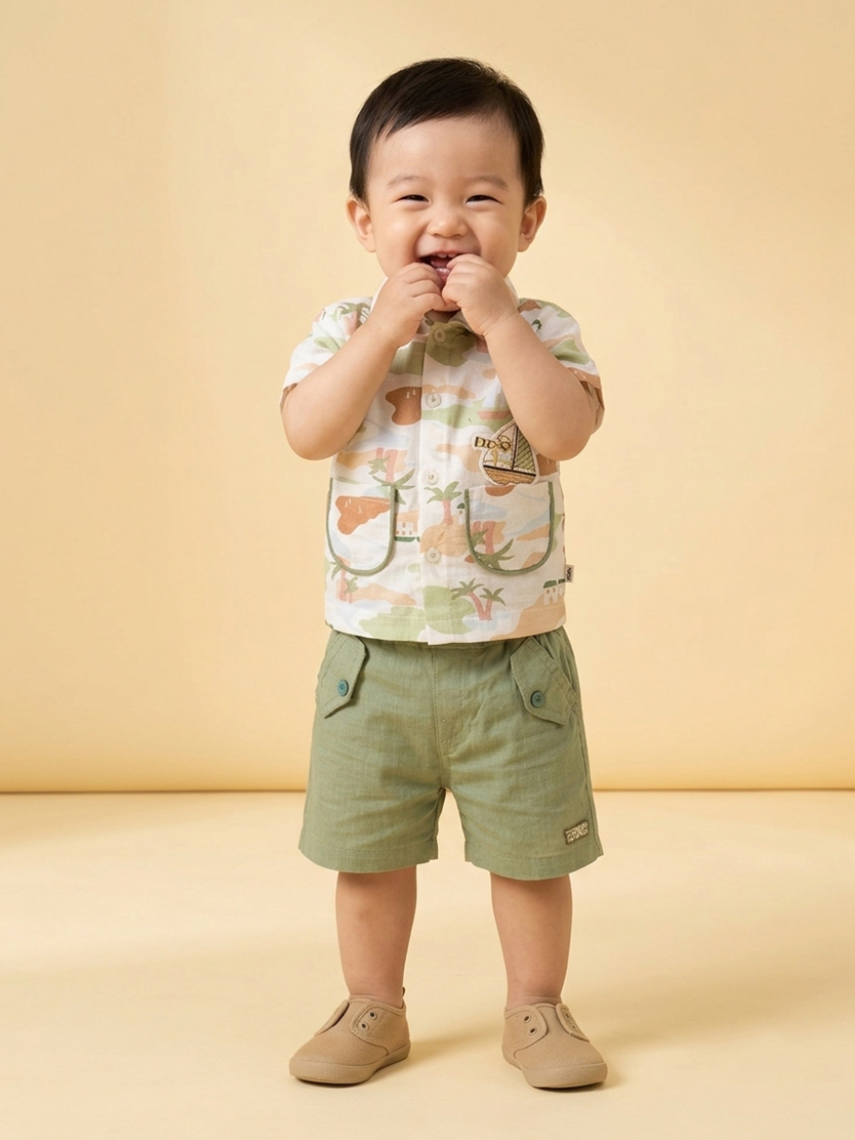 Baby Boy Nautical Explorer Short & Shirt Set