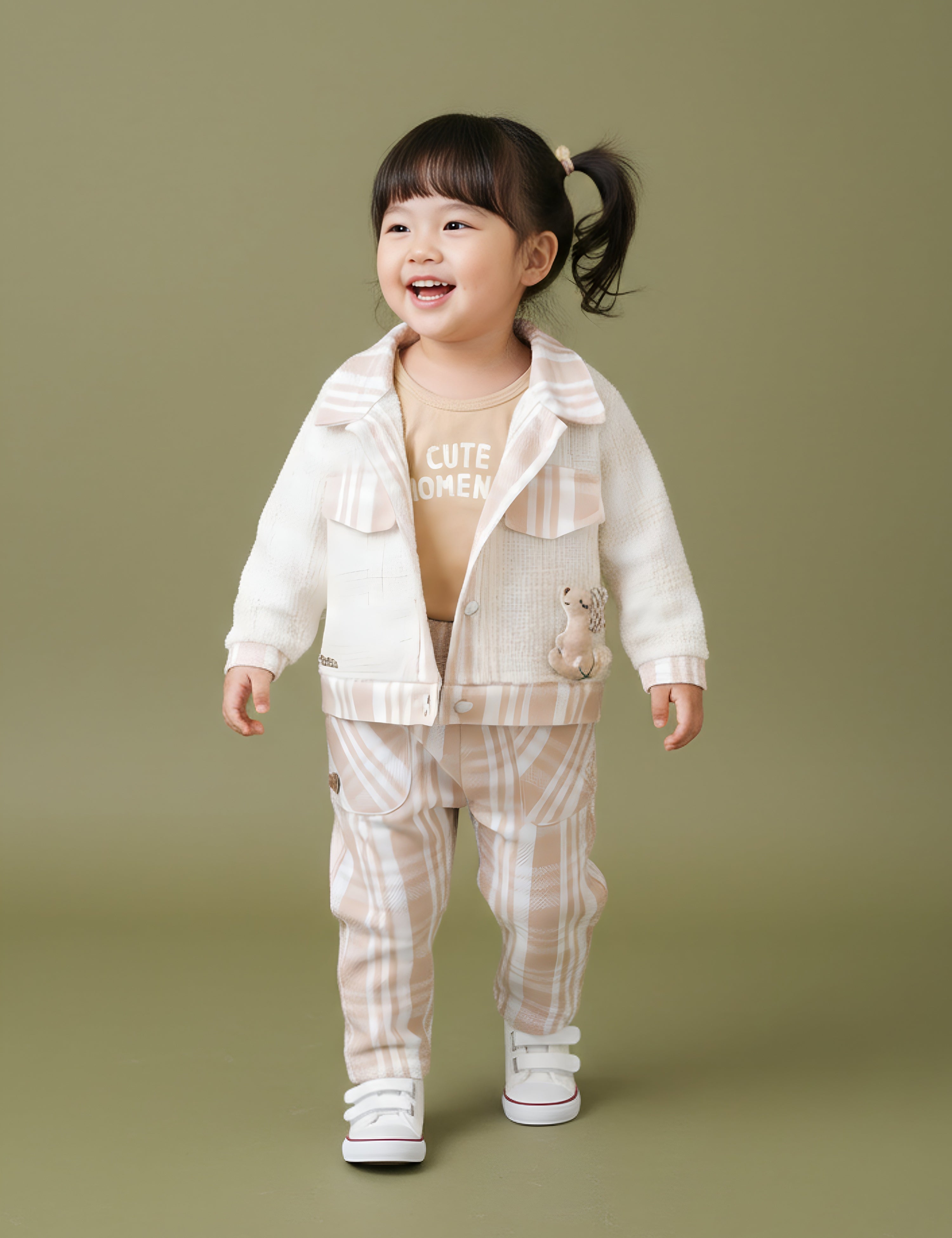 Jacket & Pant Set with Inner Top