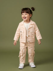 Cargo Jacket & Pant Set for Kids