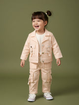 Cargo Jacket & Pant Set for Kids