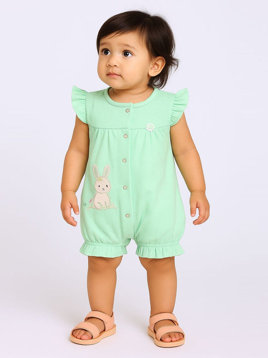 JELLY JOY Baby Girl Chambray Romper