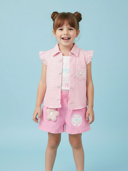 KETI MINI Shirt and Shorts With T-shirt