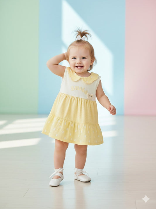 JELLY JOY Pure Cotton Fit & Flare Dress
