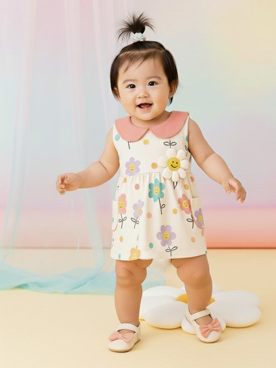 JELLY JOY A-line Frock for Kids Girls