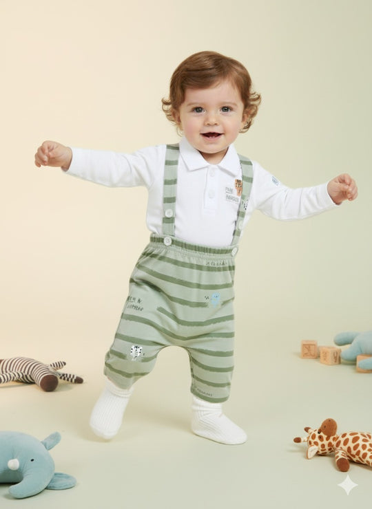 Pompidou Full Sleeves Suspender For Baby Boys