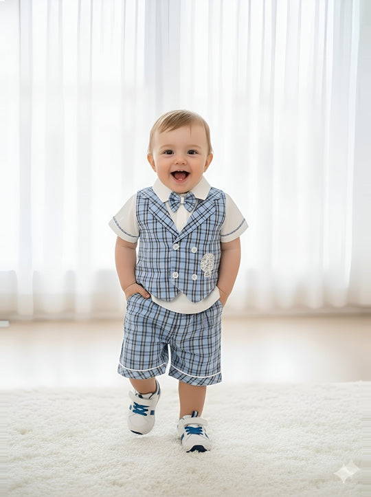 Pompidou 3 Piece Jacket Set for Baby Boys