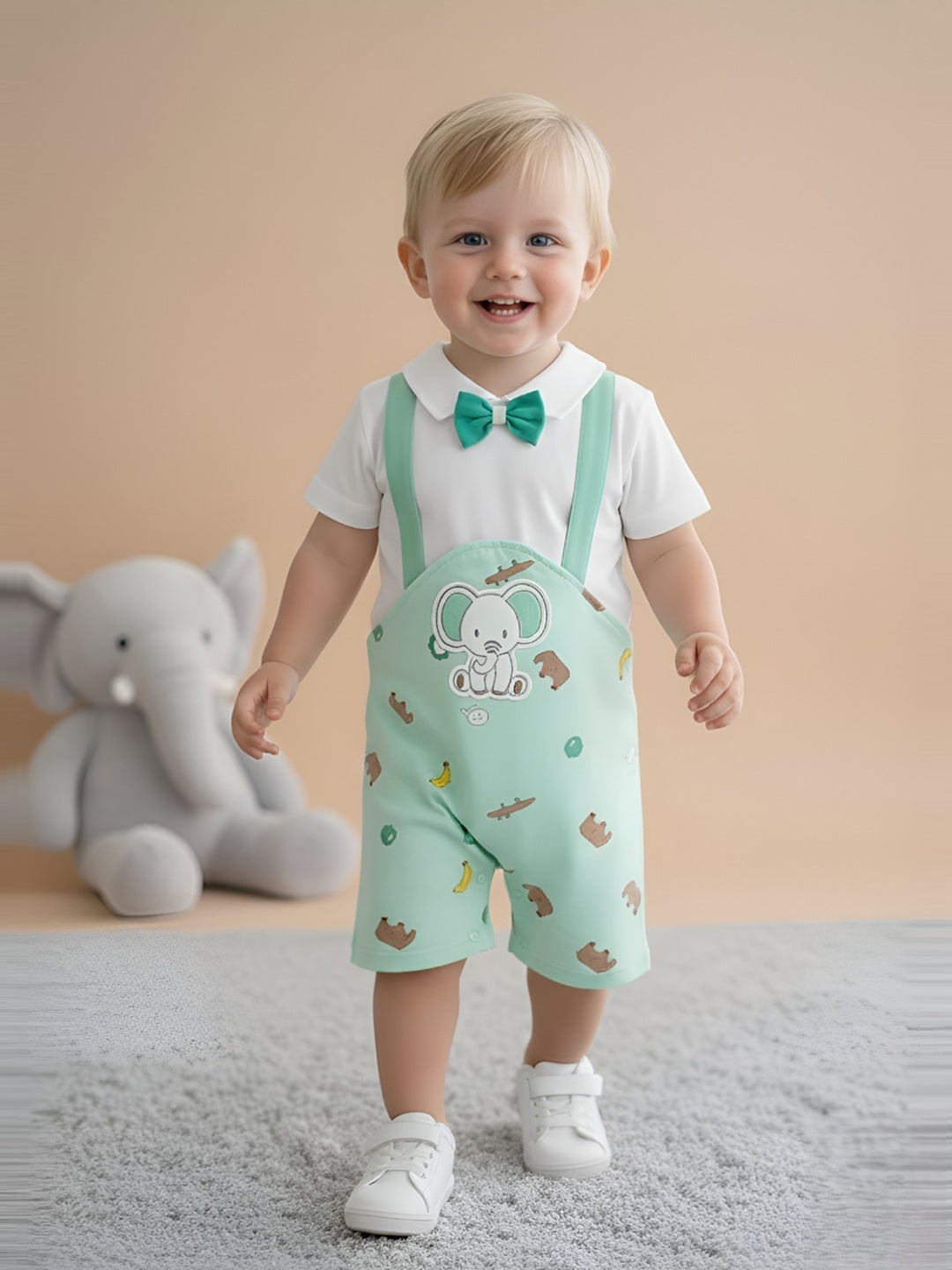 Half Sleeves Rompers For Baby Boys