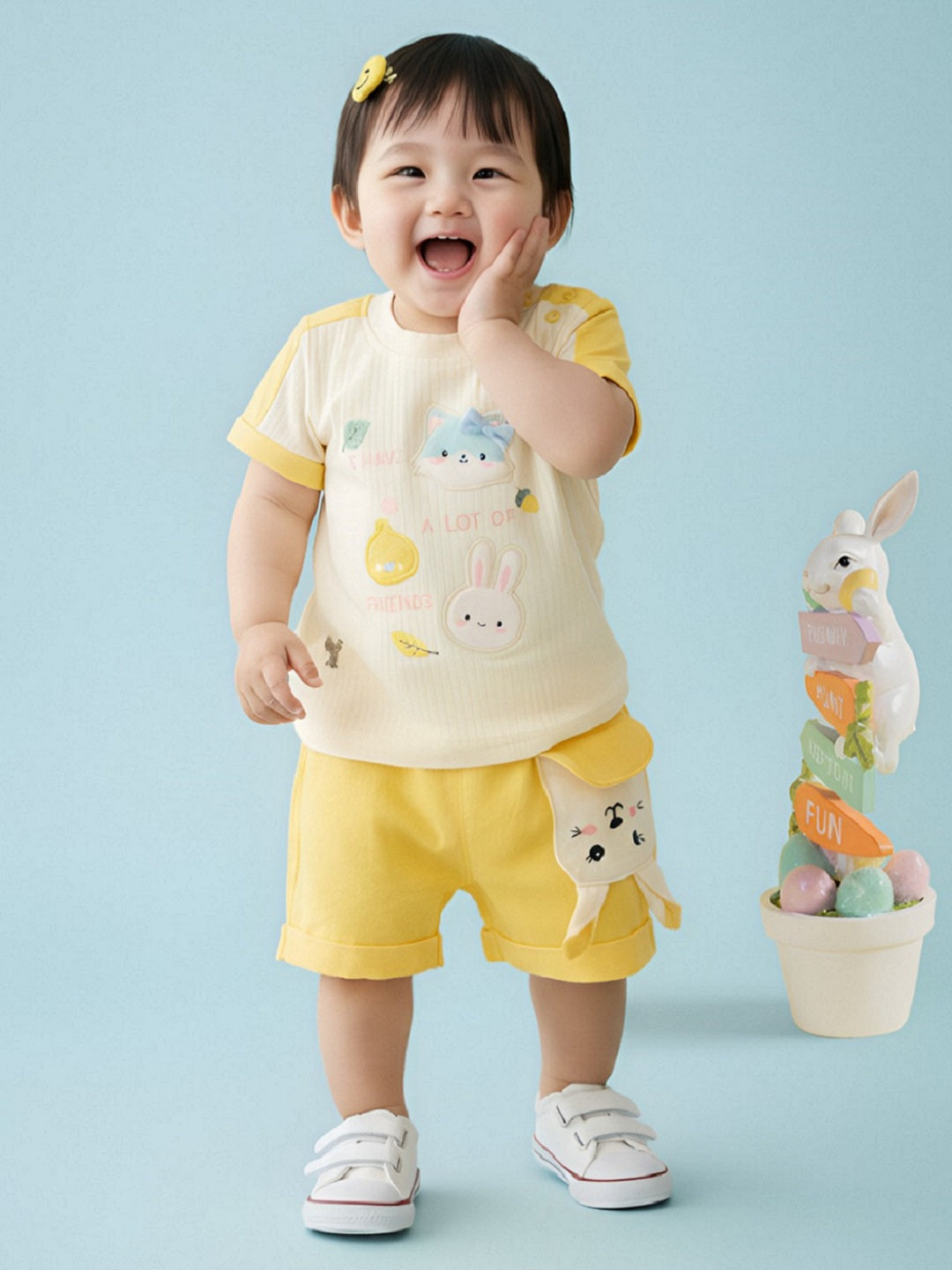 Top & Shorts Summer Clothing Set