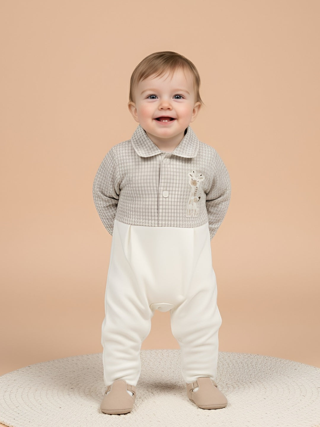 Printed Full Sleeves Rompers For Baby Boys