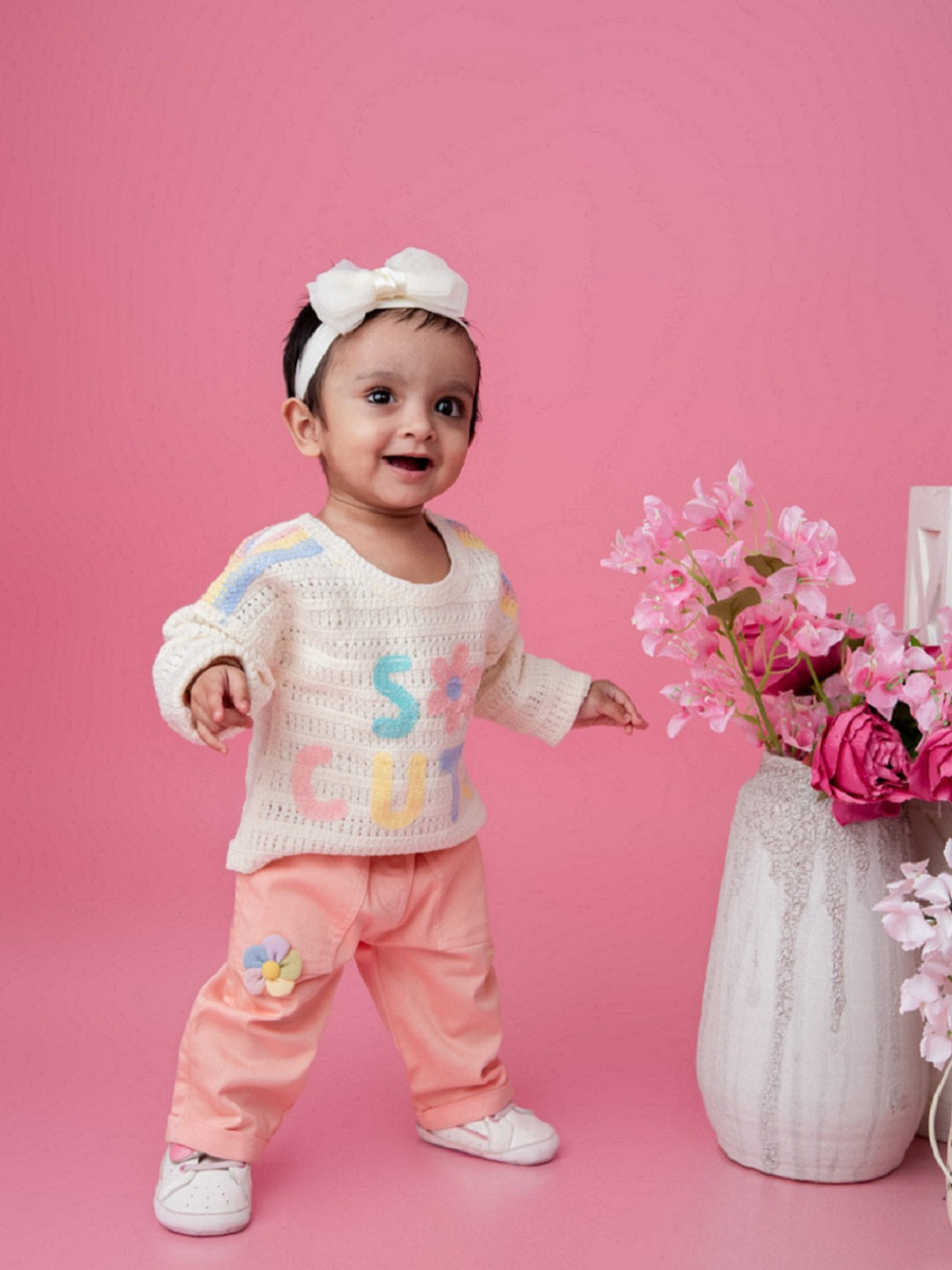 Crochet Knit Sweater and RFD Pant