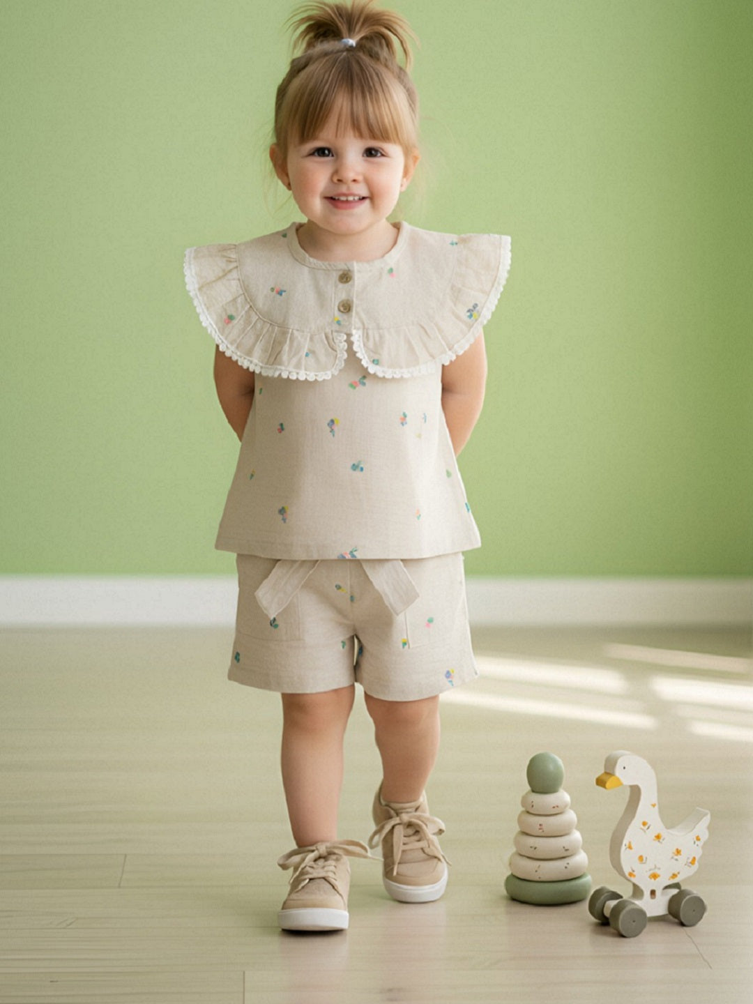 Toddler Girl's Shorts and Top Set