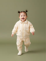 Winter Fleece Jacket & Jogger Pant Set