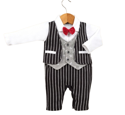 Pompidou Full Sleeves Rompers For Baby Boys