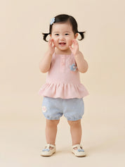 Baby Girls T-Shirt & Shorts Clothing Set
