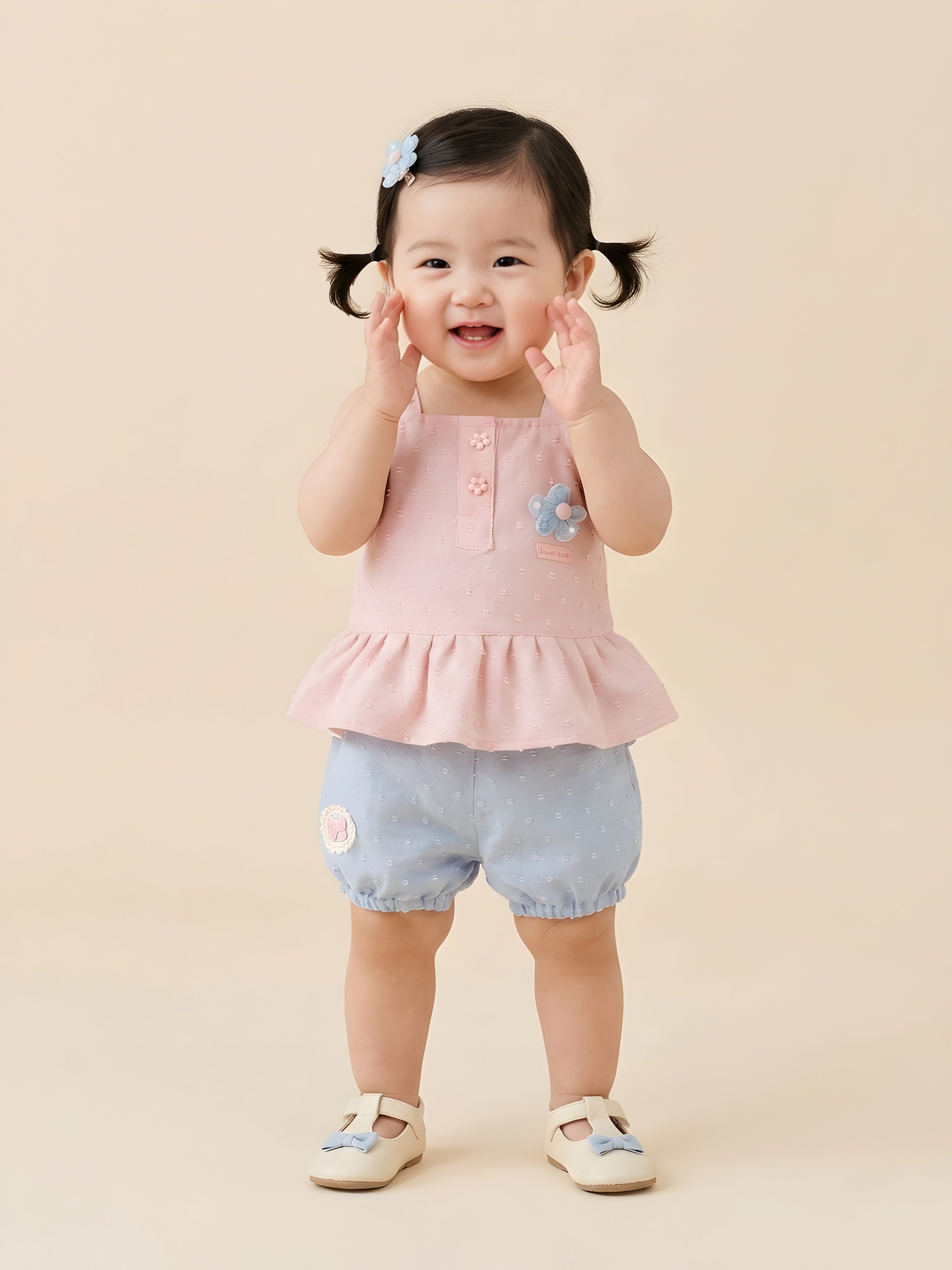Baby Girls T-Shirt & Shorts Clothing Set