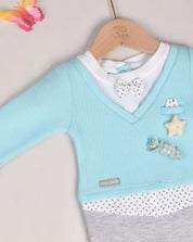 Romper For Baby Girls Applique Cotton Blend
