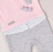 Romper For Baby Girls Applique Cotton Blend