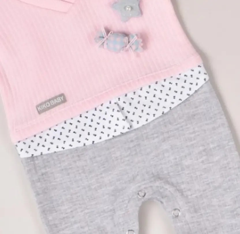 Romper For Baby Girls Applique Cotton Blend