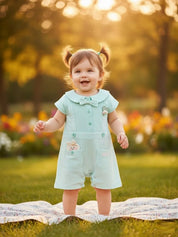 KIKO Printed Cotton Romper for New Born Baby