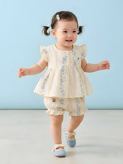 Baby Girls Top & Bloomers  Clothing Set